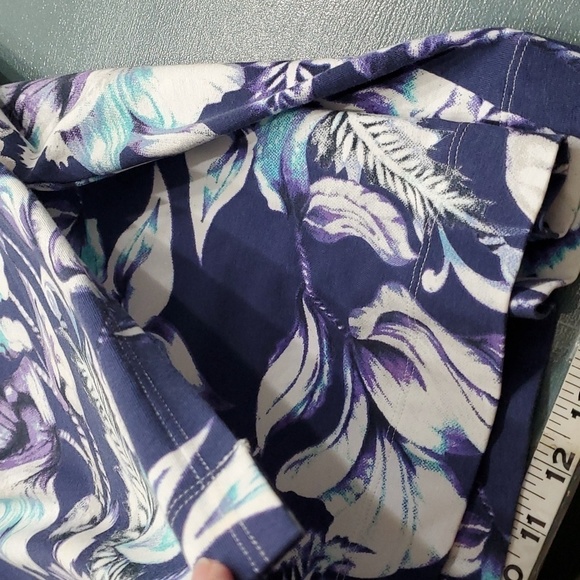 SOFT surroundings sweet little dress. Blue/purple. Size PXS. Wrap around. - Picture 10 of 11